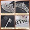 Birthday Queen Sash and Tiara for Women Crystal Crown Rhinestone Hair Headband Set Happy Party Princess Decorations Accessories Girls Gifts Outfit Kits Silver